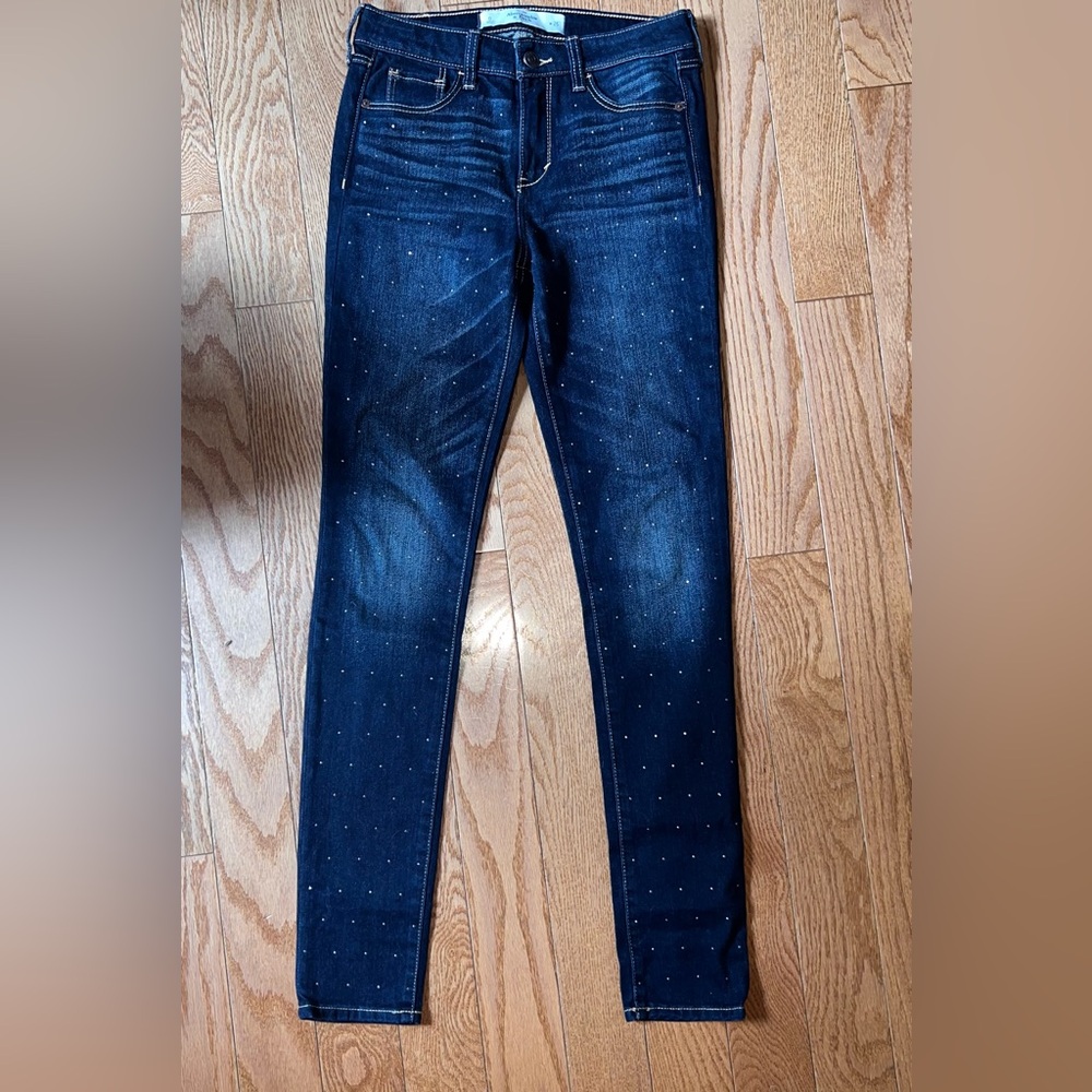 Abercrombie & Fitch Dark Blue Skinny Jeans